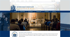 Desktop Screenshot of borromeoseminary.org